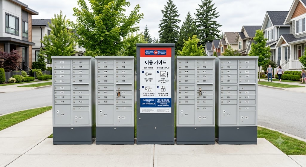 Canada Post 우편 배달 방식 변경에 따른 공동 우편함 안내)